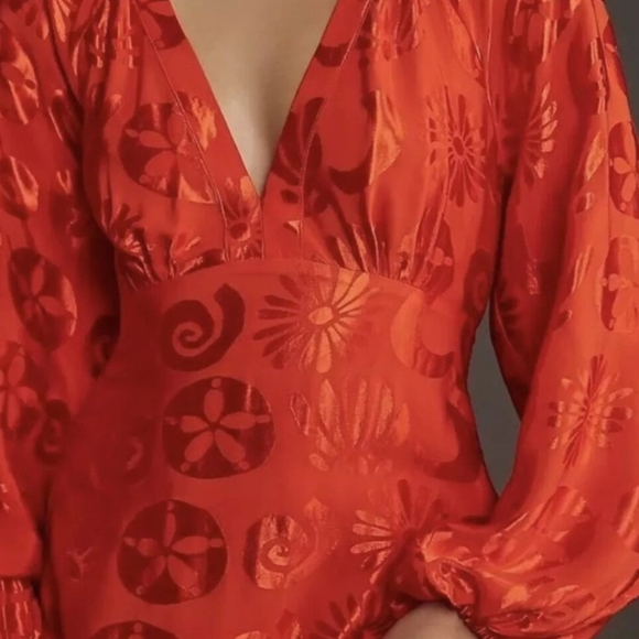 FARM Rio Red Jaquard Maxi - Picture 5 of 5